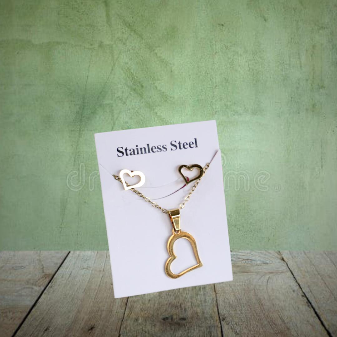 Heart Design Gold Plated Locket