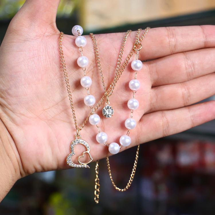 3 Layered Gold Plated Pendant - Image 2