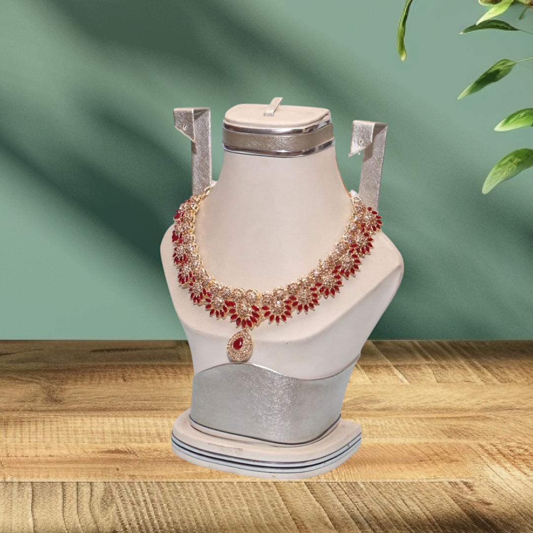 Bridal Gold Plated Crystal Bridal Set - Image 2