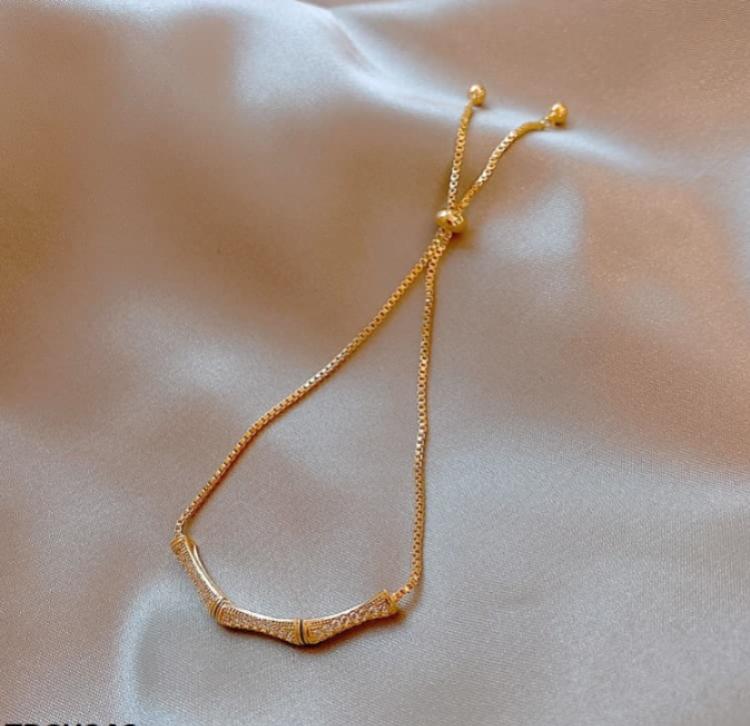 1 Pc Gold Plated Charm Bracelet - Image 2